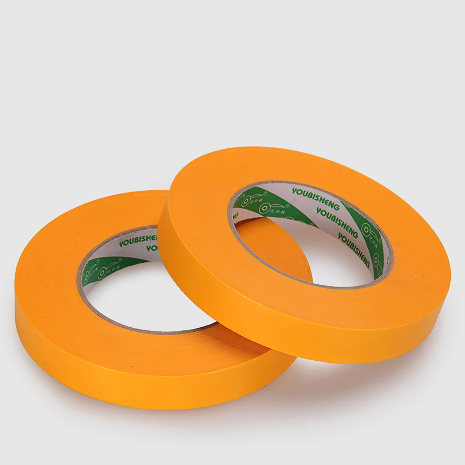 Cinta adhesiva amarilla de 25M, 50M y 100M de largo para álbum de recortes, pintura en aerosol para decoración de interiores y exteriores, 10-50mm de ancho