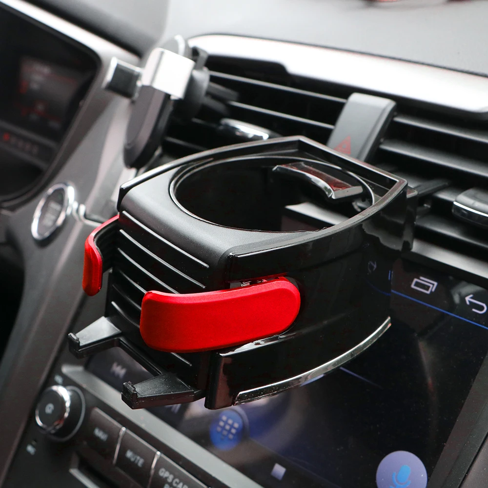 Car Cup Drink Holder Car Styling Universal Air Vent Outlet Water Bottle Phone Stand Auto Supplies