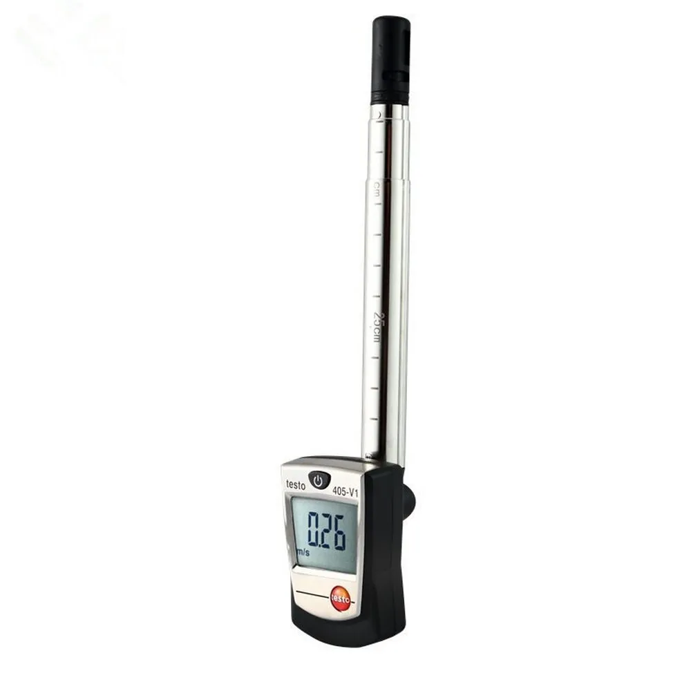 Thermal Anemometer Testo 405-V1  with Duct Holder Air/Wind Flow Volume Speed Temperature Meter Tester Testo405-V1