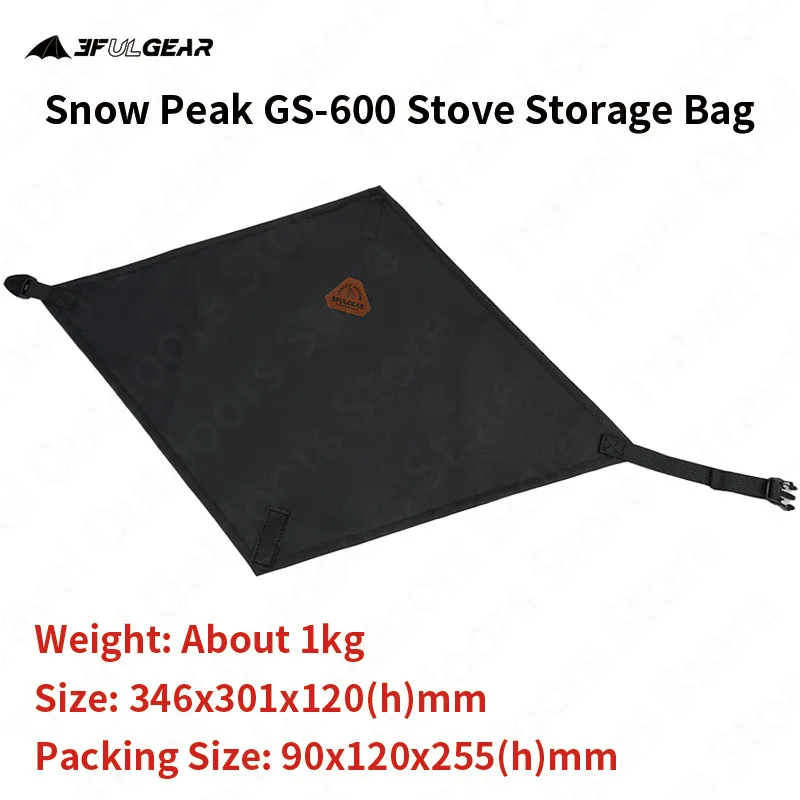 3F UL GEAR Camping Accessories Oxford Cloth Multipurpose Storage Bag Portable Suitable For Snow Peak Gs-600 Furnace Ultralight