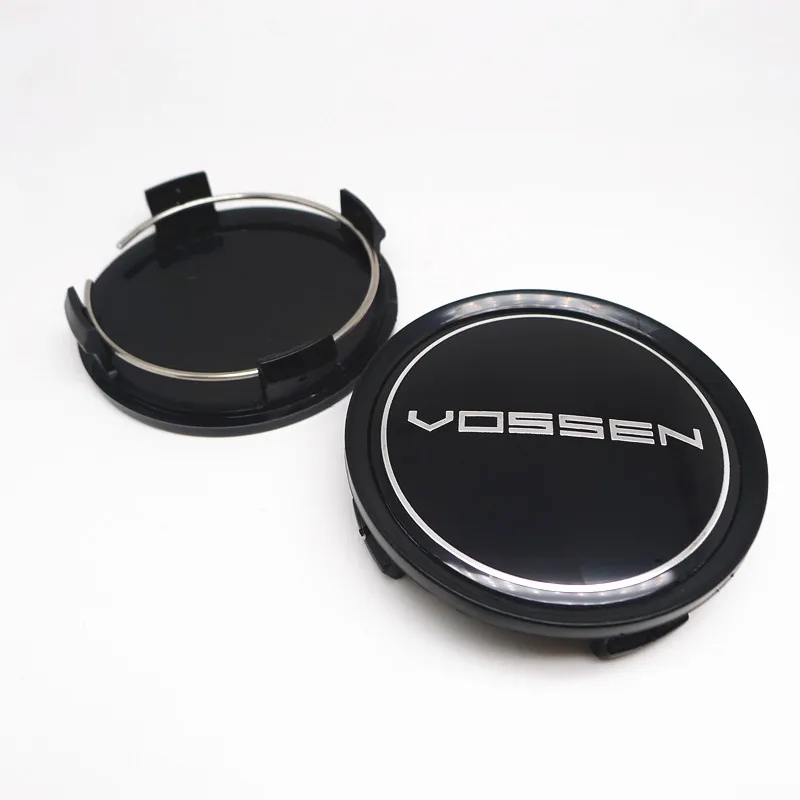 Vossen-Tapas centrales para ruedas de coche, 4 piezas, 75mm, cubierta a prueba de polvo, accesorios de estilo automático