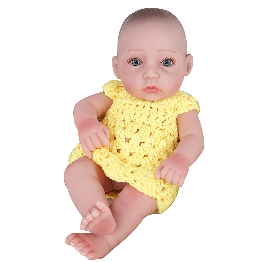 

Lifelike Reborn Doll Soft Silicone 28cm Realistic Girl Princess Lovely Baby Dolls For Kid Birthday Gift Waterproof Toy