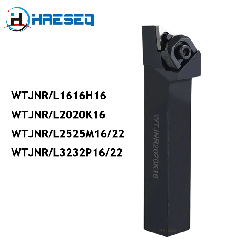 โลหะเครื่องกลึงโลหะเครื่องกลึงโลหะเครื่องมือ Holder 93 ° WTJNR1616H16 WTJNR2020K16 WTJNR2525M16 WTJNR3232P16เครื่องกลึงโลหะบาร์สำหรับเครื่องจักรกลโลหะ