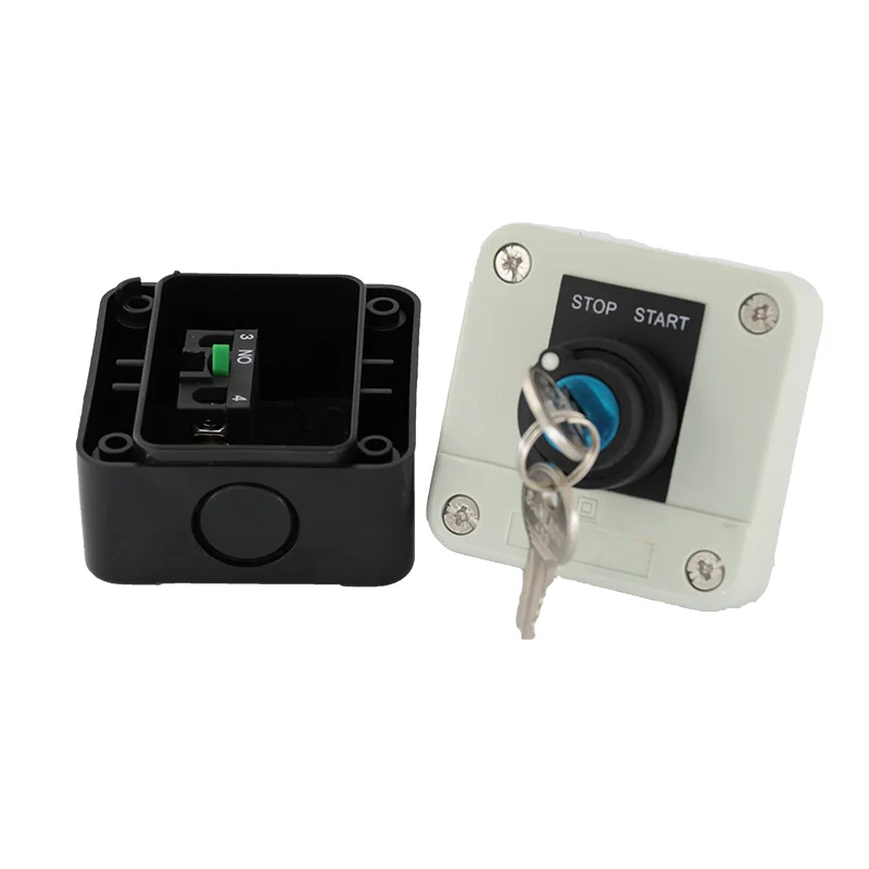 Waterproof Key Switch Control Station Box Rotary Selector Lock Switch 2-positions LA68H SAL XALB142 XALB144