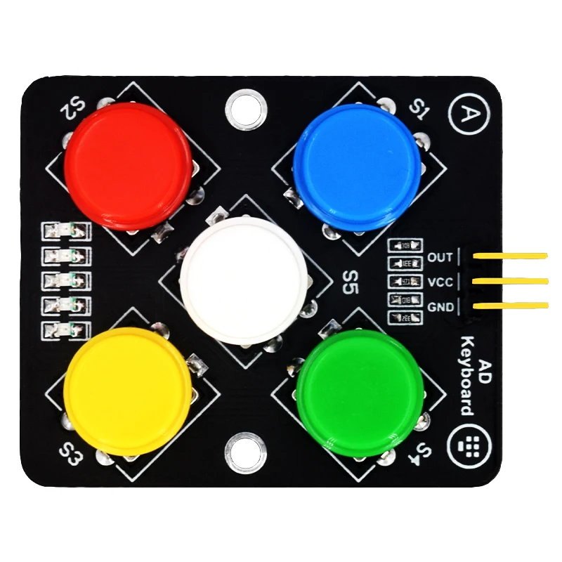 

5-digit Analog Key Module AD Keyboard Module Electronic Building Block Key Module