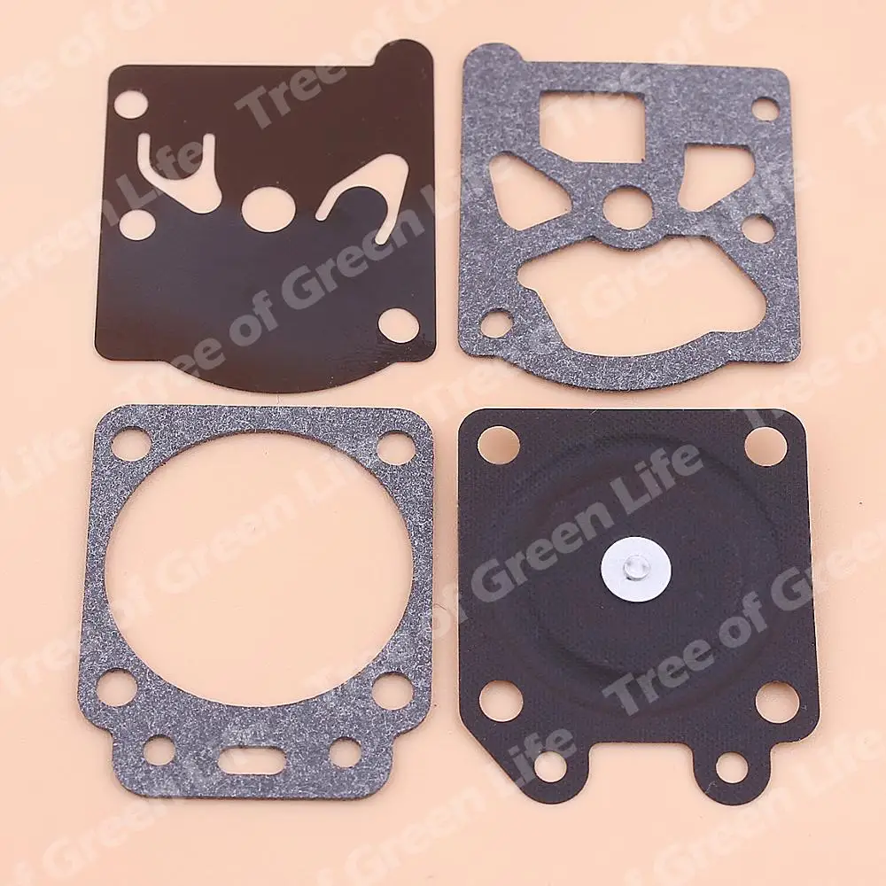 5 unids/lote Kit de reconstrucción de diafragma de reparación de carburador para Makita DCS341 DCS401 Walbro K20-WAT Carb