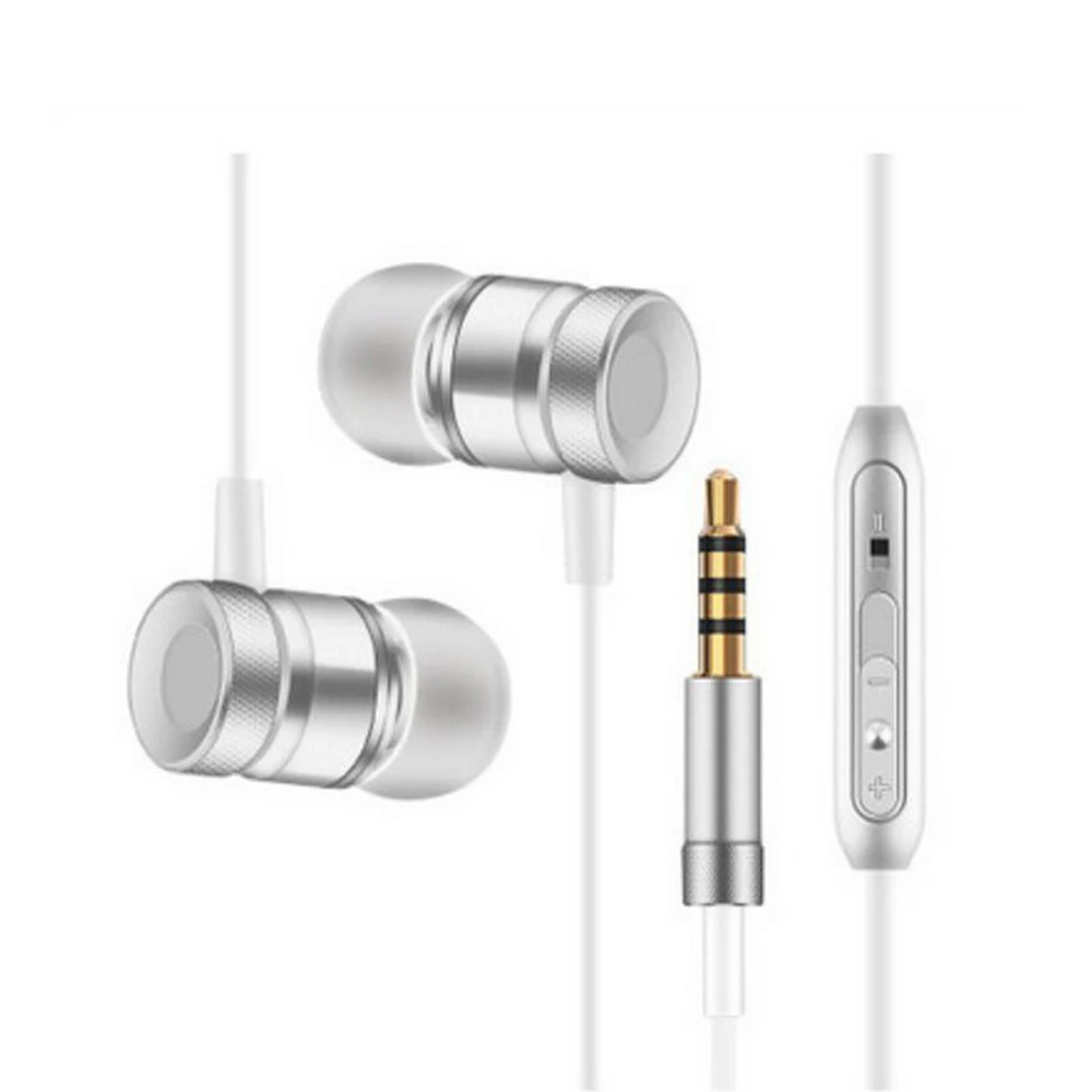 Universal In-ear Earphones 3D Bass Headset Earphone With HD Microphone and Earphone For Samsung ohr phone computer earphones