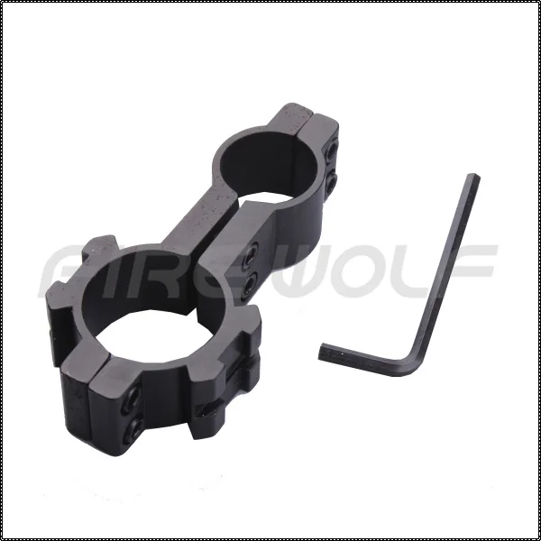 19mm--25mm Ring Dovetail Scope Sight Rail Mount Hunting Bicycle Light Torch Flashlight Clip Holder