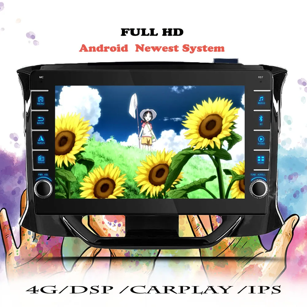 Android 14 8G Ram Carplay Car Radio Multimedia Player For LADA Xray X ray 2015 2016 2017 2018 2019 GPS Navigation DVD Cassette