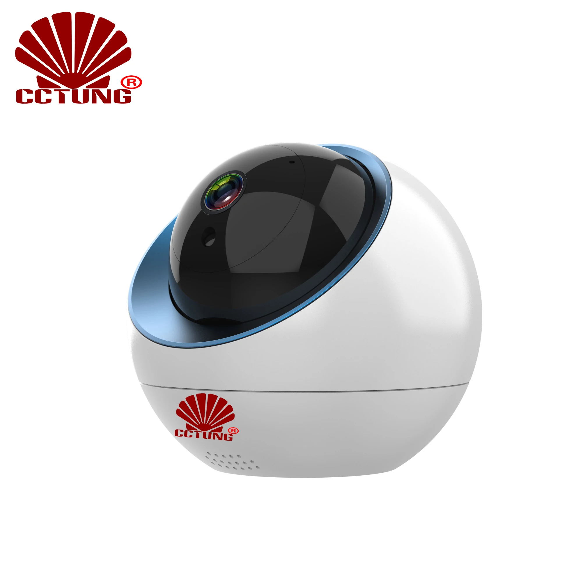 

1080P Mini Moon Shape Intelligent Auto Tracking Cloud Recording Wifi Camera with Motion Detection & One Button Emegency Alarm