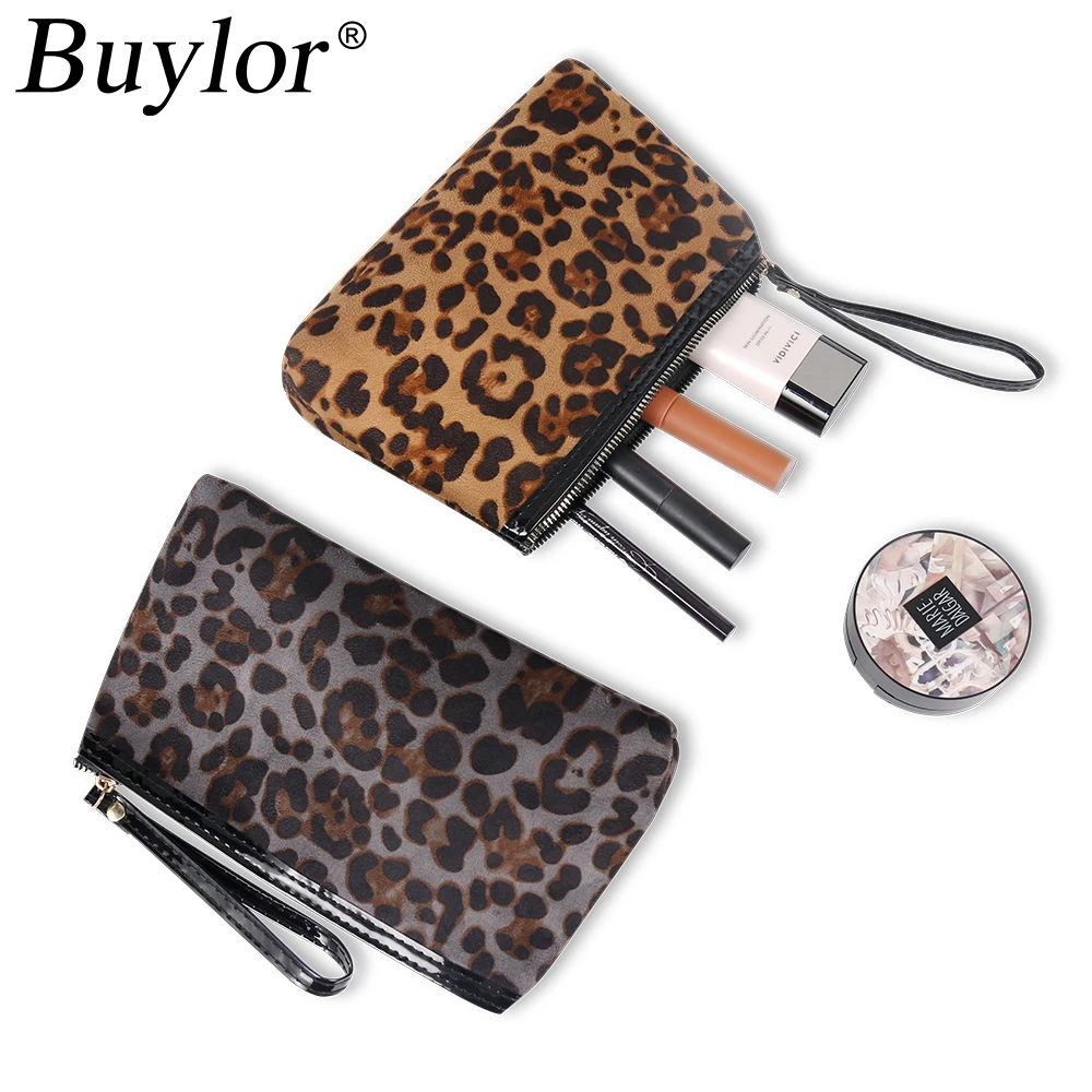 Buylor Cosmetic Bag Case Female Makeup Bag Necessaries Organizer Tampon Make Up Storage Bag Portable Case Pouch Toiletry Kit Bag