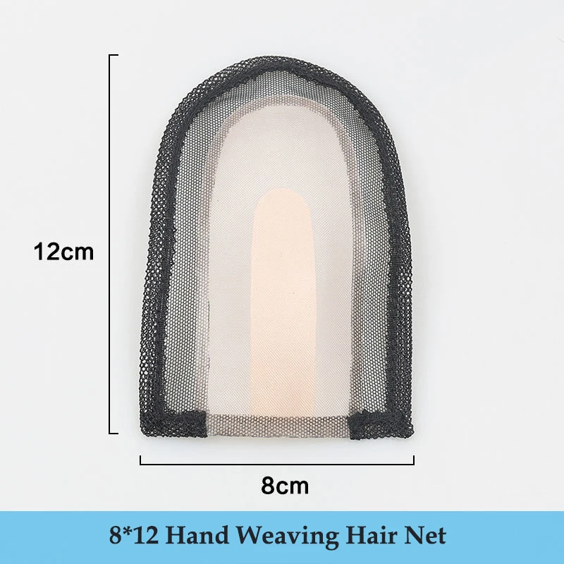 Gaka 8*12CM Hand Weaving Hair Net for Human Wigs 3# Mono Net for Making Toopee Hair Accessories