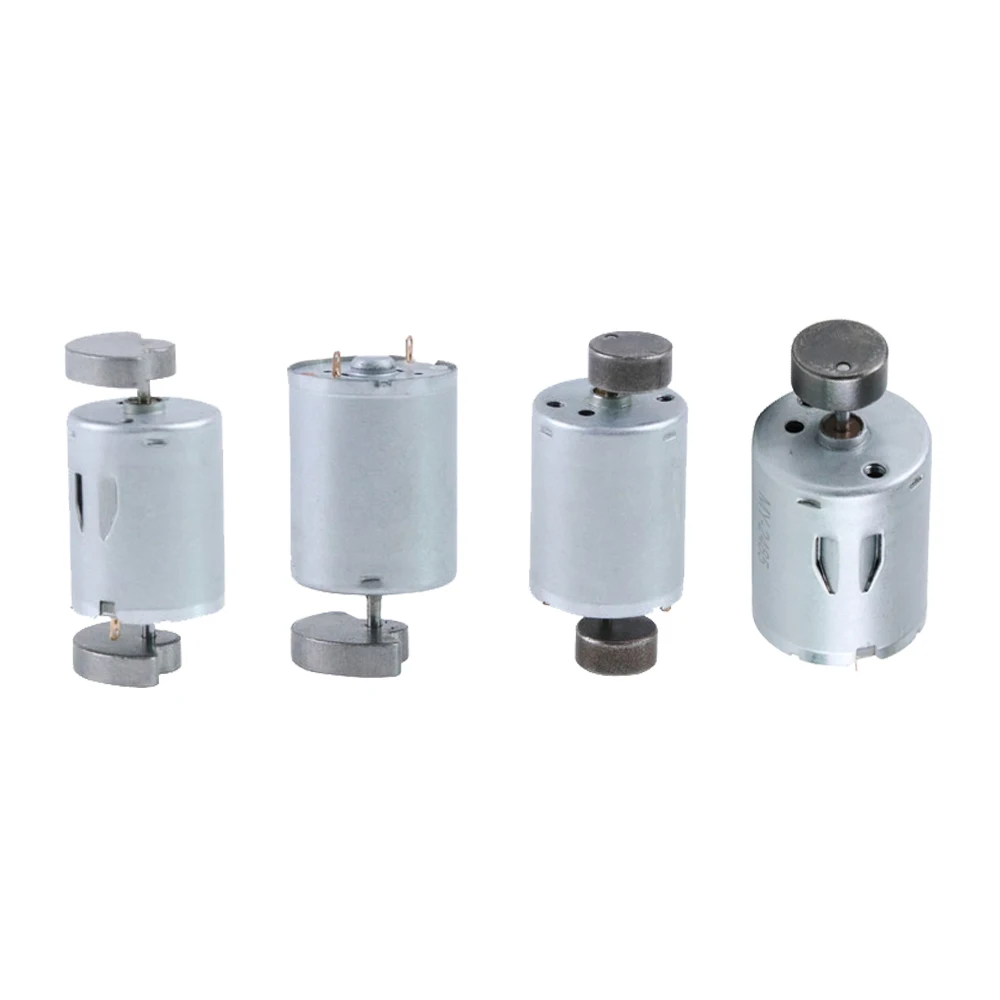 4pcs/set 370 DC Vibration Motor 6V 12V 24V High Frequency Vibrator Eccentric Circle Fan-shaped Miniature Small Vibration Motor