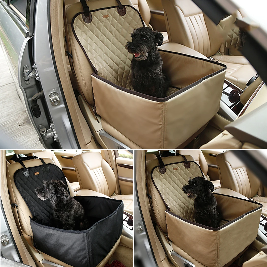 High Quality Nylon Car Seat Protector Waterproof Dual-Use Pet Seat Cover Car Seat Cover With Toy Pet Outdoor Carrying Supplies