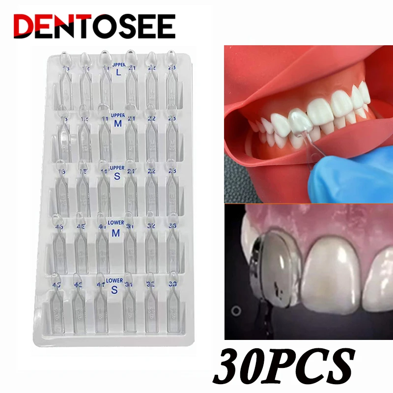 

Dental Veneer Mould Front Teeth Beauty Veneers Autoclavable For Anterior Front Teeth Aesthetic Fast Quick Teeth Whitening Tool