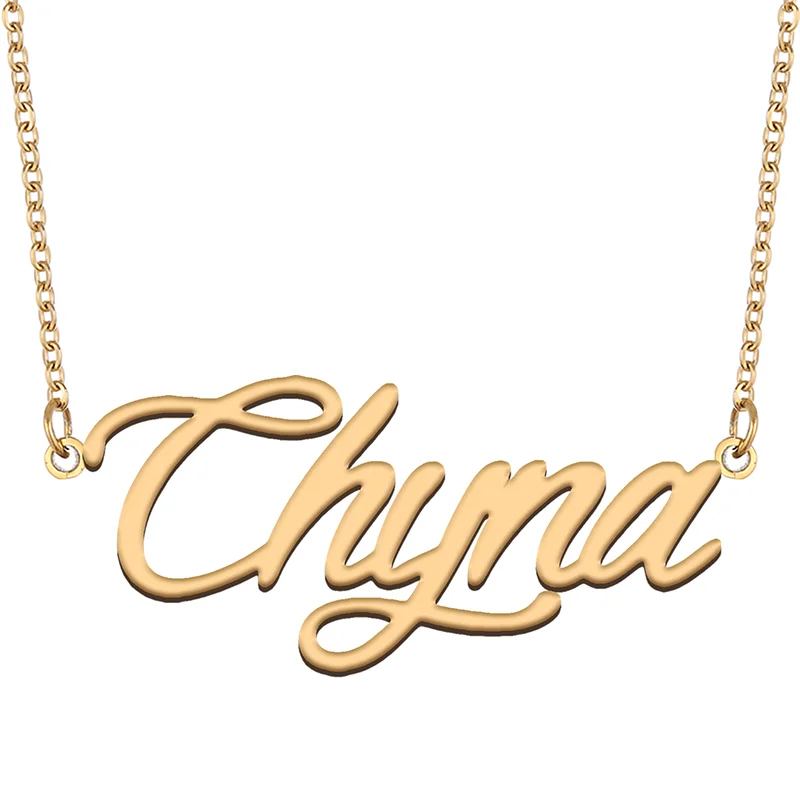 

Necklace with Name Chyna for His Her Family Member Best Friend Birthday Gifts on Christmas Mother Day Valentine's Day