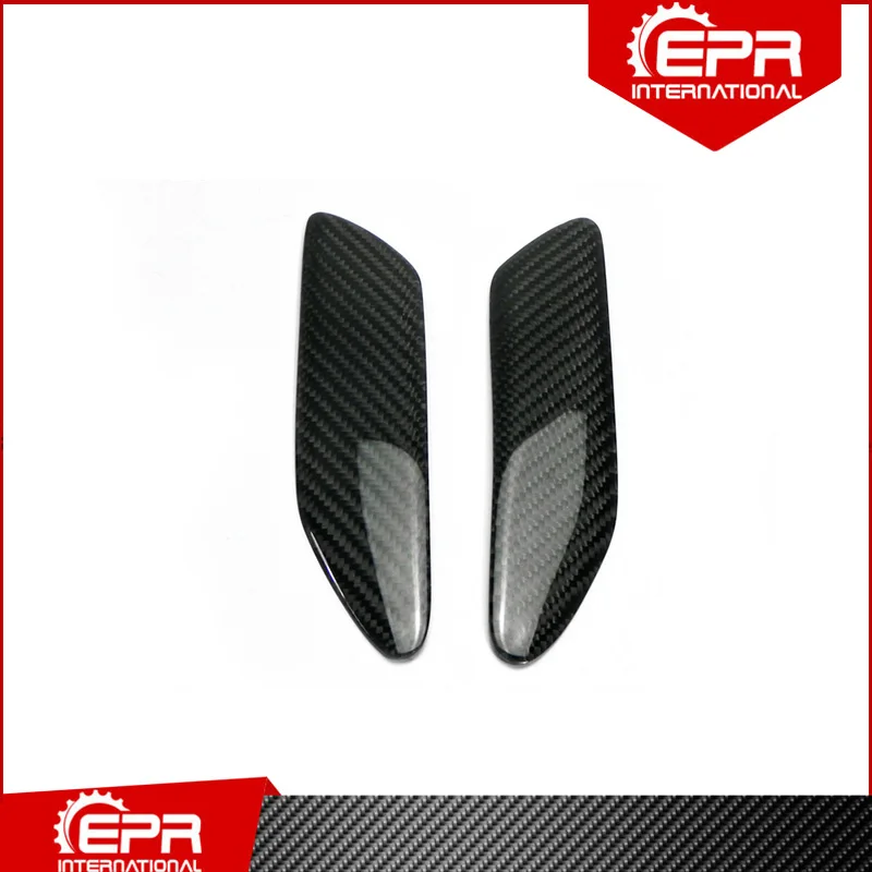 For RX7 FD3S Carbon Fiber Mazdaspeed Rear Spoiler End Cap Trim Part RX7 Racing Carbon Wing Cover Body Kit FD3S Accessories