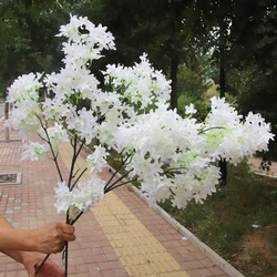 Artificial Lilac Flower Arrangement Fake Plant Wedding Road Lead Flower DIY Home Hotel Christmas Party Decorations