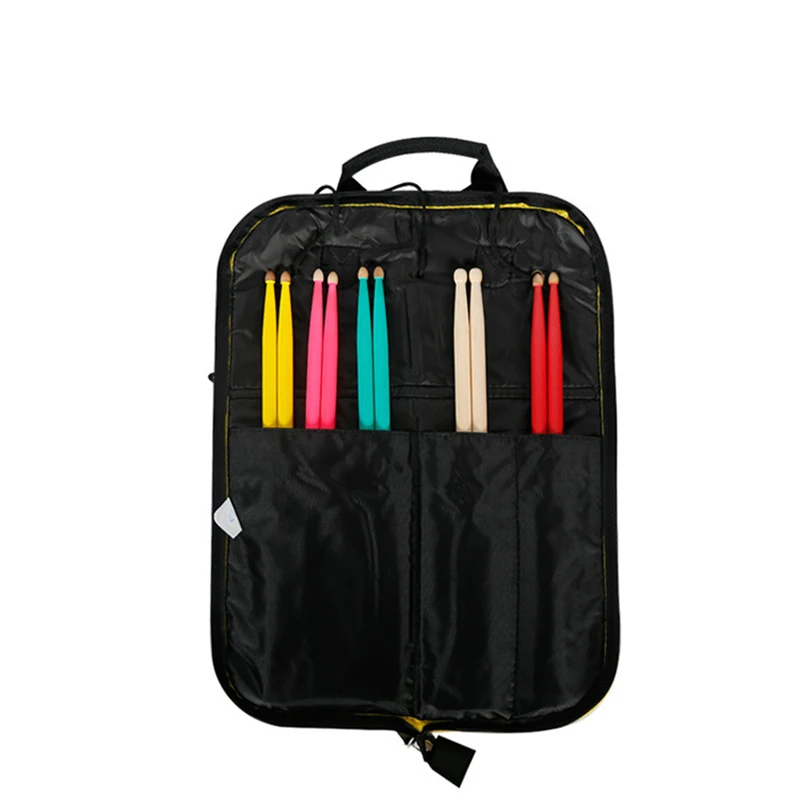 

Портативная электрическая барабанная установка, большая вместимость, сумка для палочек, аксессуары для джазовых барабанов, водонепроницаемая, для улицы