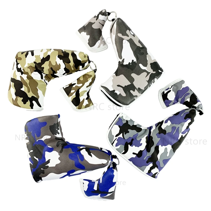 NRC Golf Headcovers High Quality Golf Blade Putter Covers Camouflage Putter Cover Magnet Headcover