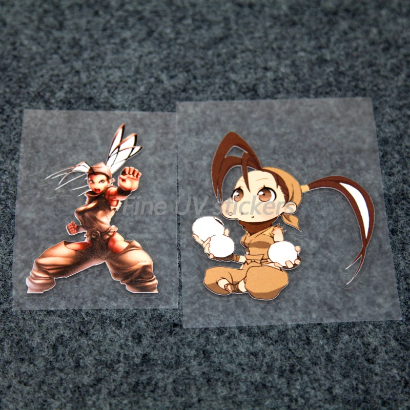 Classic Fighting Game Character Ibuki Die-cutting Stickers for Cartoon Decals for Game Consoles, Laptops, and Helmets