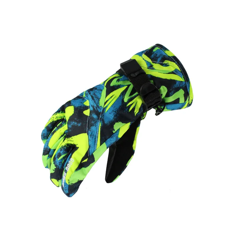 

-30 Children Snow Gloves winter outdoor sports Mittens Waterproof Windproof Snowboarding gloves Kids Ski Glove for boys or girls