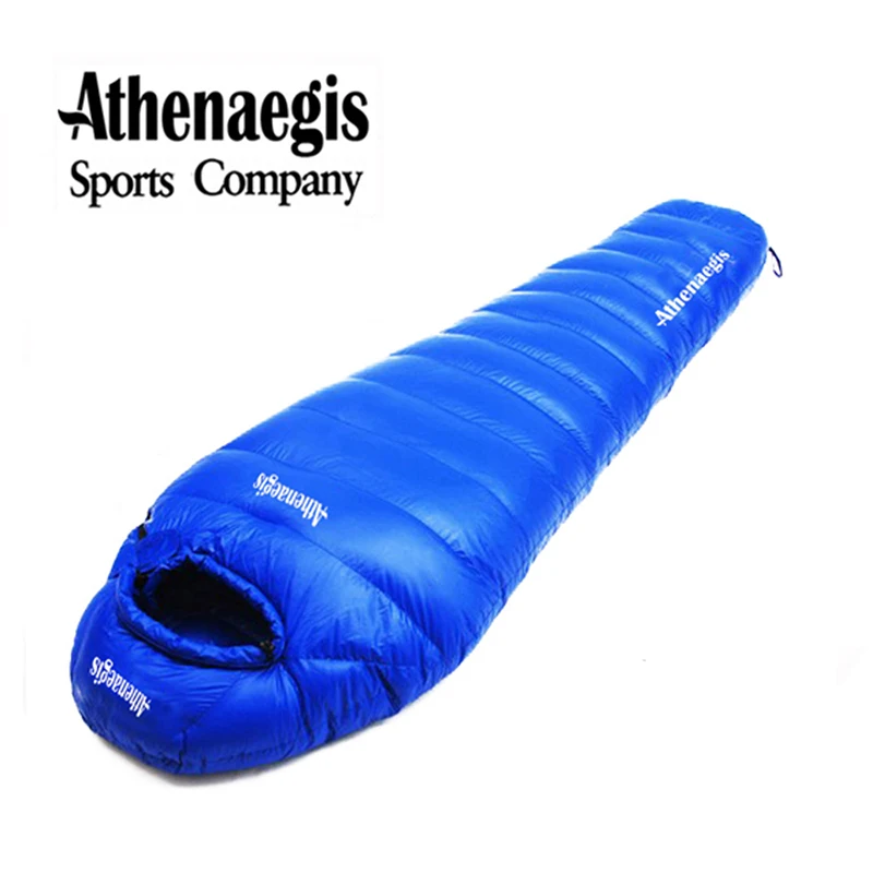 Athenaegis 1000G White Goose Down Filling Can Be Spliced Mummy Ultralight Sleeping Bag Saco De Dormir