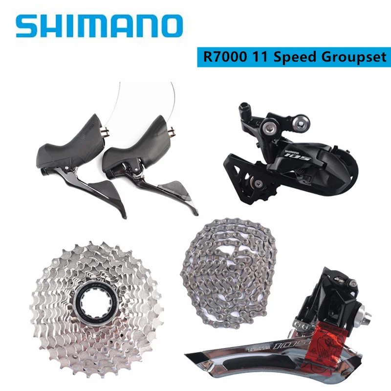 Shimano 105 R7000 / Ultegra R8000 Groupset 2x11 Speed  ST+FD+RD+CS+CN 11-25T 11-28T 11-30T 11-32T 11-34T For Road Bike Bicycle