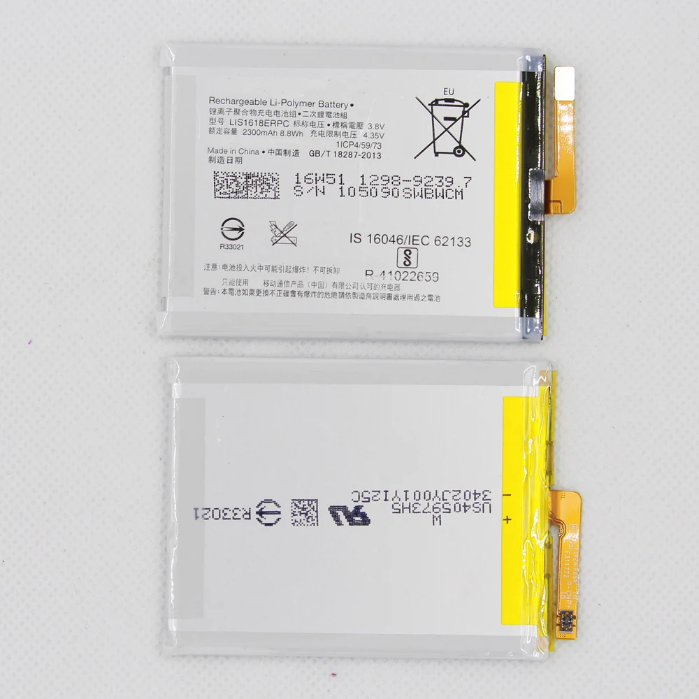 

ISUNOO 5pcs/lot 2300mAh LIS1618ERPC Replacement battery for SONY Xperia XA (F3111) E5 F3116 F3115 F3311 F3112 F3313 Battery