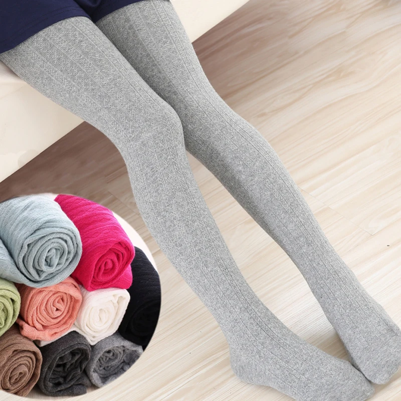 جوارب قطنية للساق مناسبة للربيع والخريف للأطفال البنات جوارب محبوك للأطفال جوارب طويلة للأطفال جوارب للأطفال البنات 2-10T