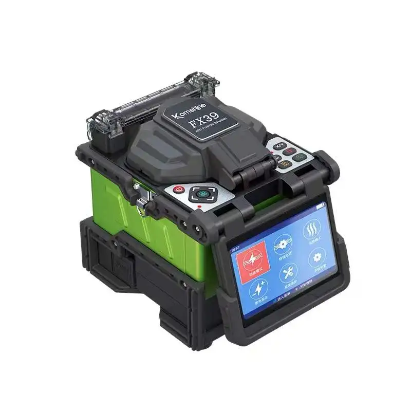 Free Shipping Original Komshine FX39 Trunk Fusion Splicer Six Motors Core To Core Alignment Spanish French Portuguese