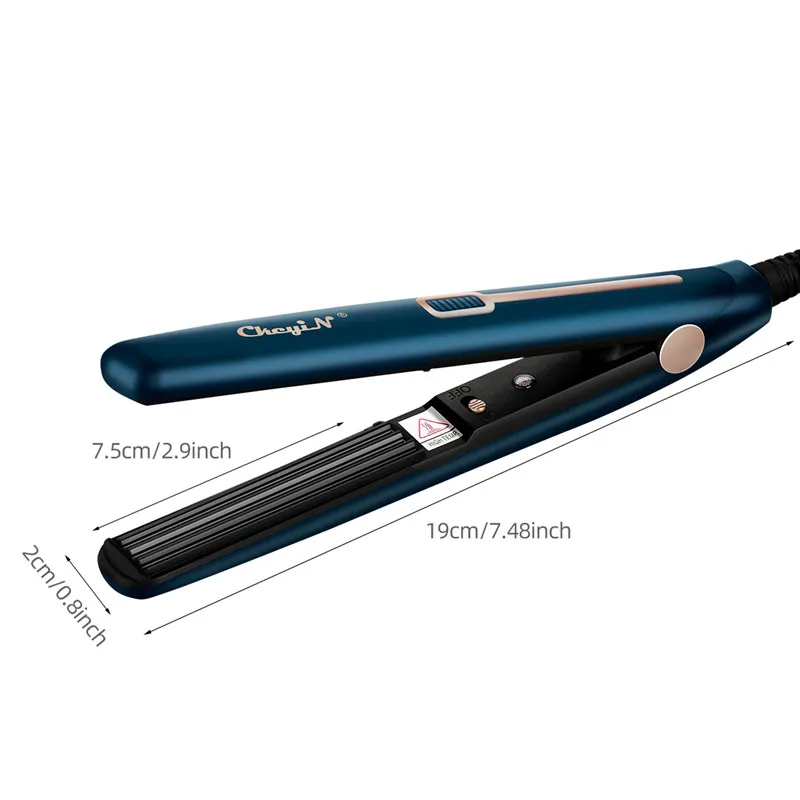 CkeyiN piegatore per capelli in ceramica ferro mais stecca aggraffatura ferro barile capelli Waver Curling bacchetta strumenti per lo Styling di moda bigodino Modeler