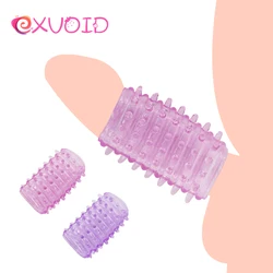 EXVOID 남성용 발기 확대 콕 링, 사정 지연, G 스팟 마사지, 탄성 페니스 링, 성인 제품, 섹스 토이