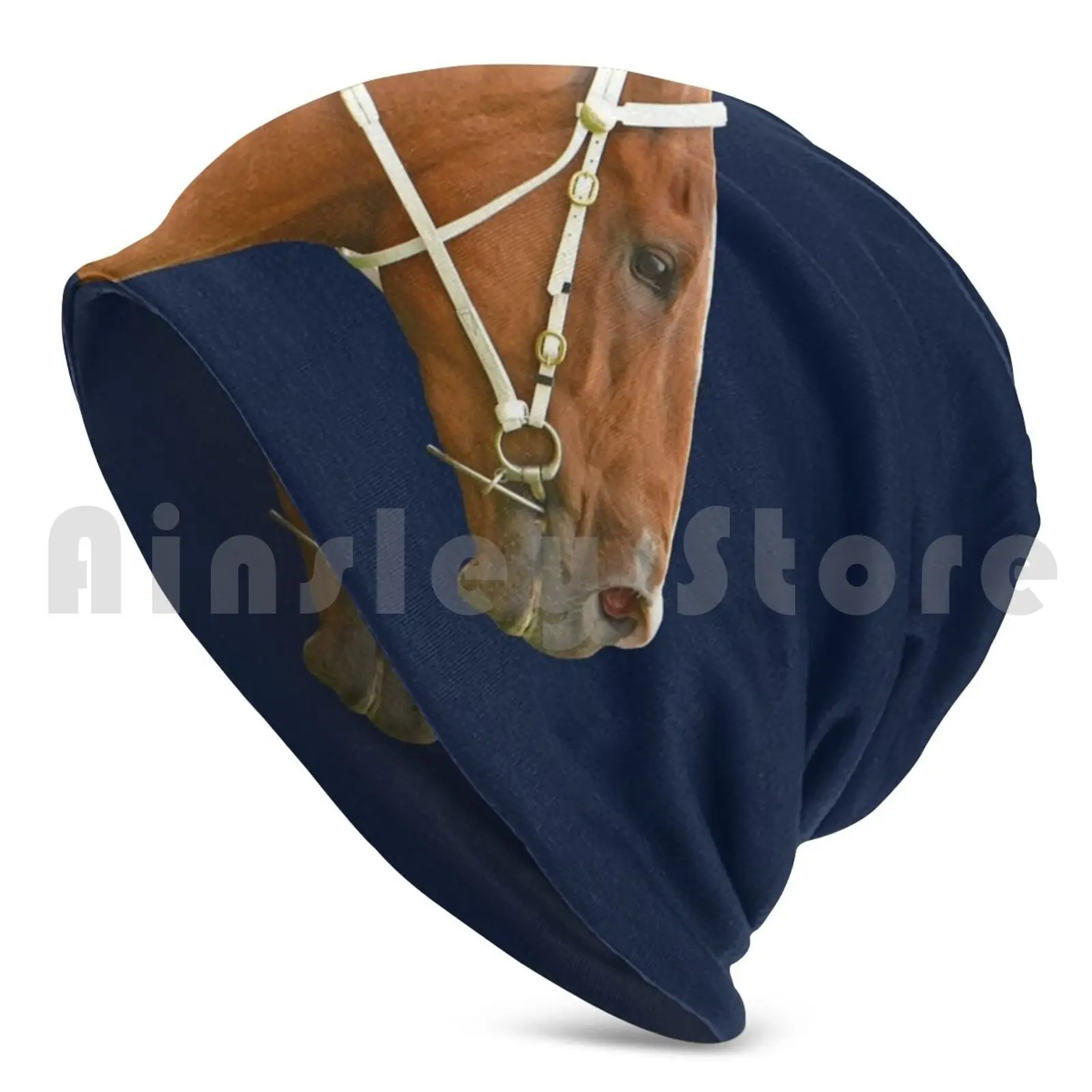 Horse Racing Action 6 Beanies Pullover Cap Comfortable Horse Racing Action Close Up Head Race Quentinjlang Quentin