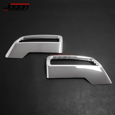 2 шт. хромированные накладки на выхлопную трубу для Peugeot 3008 5008 T87 2017 2018 2019, декоративные аксессуары для экстерьера автомобиля