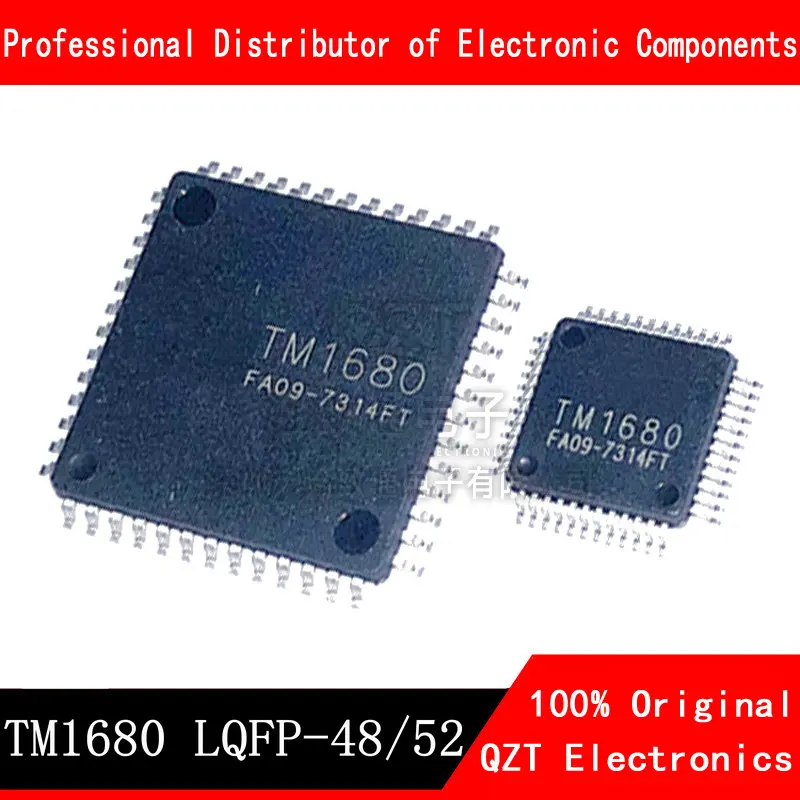 Chip controlador de control de pantalla LED TM1680 1680 LQFP-48, matriz de puntos, intercambio, nuevo, original, 10 unids/lote, en Stock