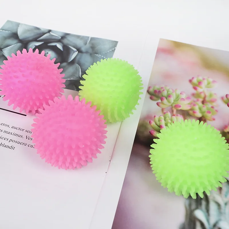 6cm Cute Luminous Ball with Thorns Fidget Toys Kids Massage Balls Decompression Toy Children\'s Toys Office Pressure Release Toy