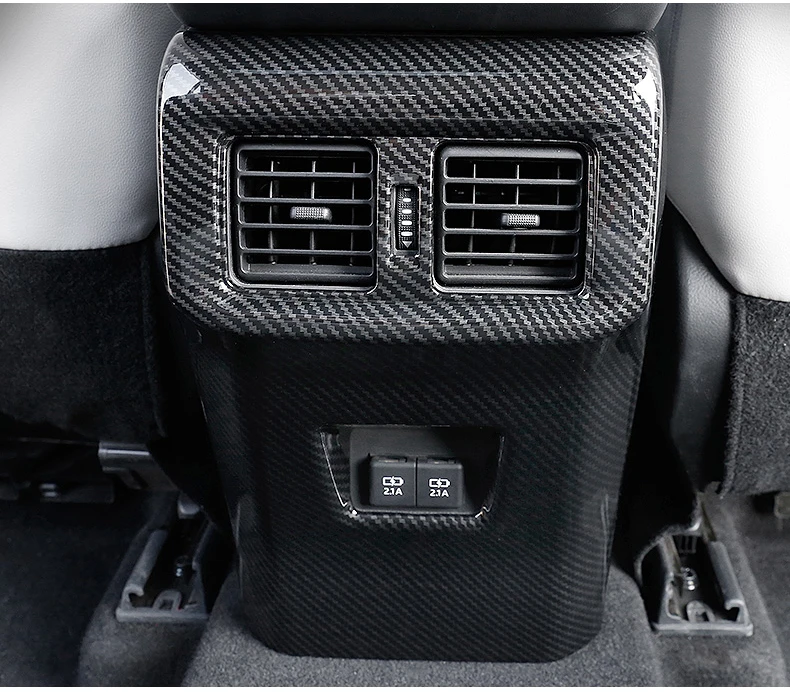 Car Rear Air Conditioning Vent Outlet Cover Trim For Toyota RAV4 XA50 2019 2020 2021 2022 2023 2024 2025 Hybrid Accessories