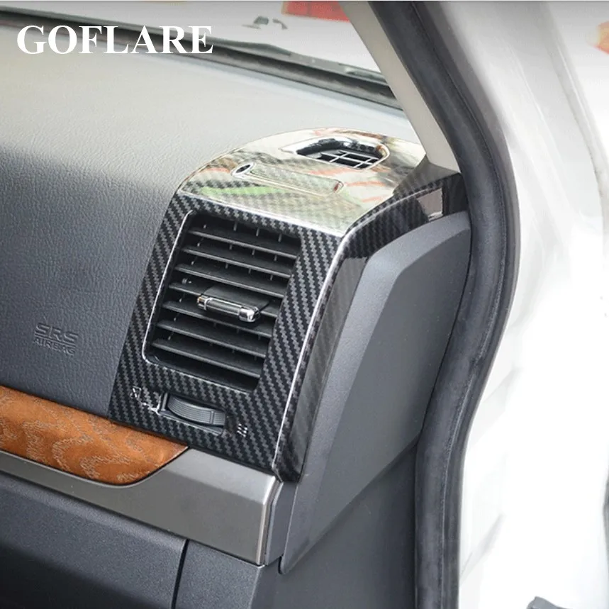 

Car Interior Center Console frame For Mitsubishi Pajero 4 IV V80 V93 V95 V97 Air Condition Vent Outlet Cover Trim Accessories