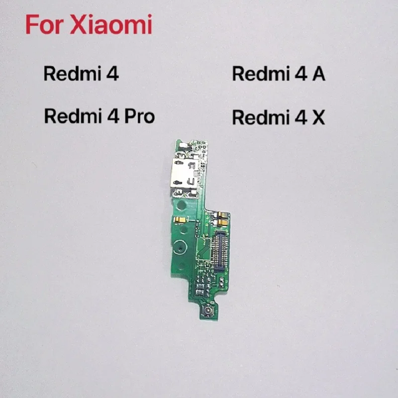 New Microphone Module+USB Charging Port Board Flex Cable Dock Connector Parts For Xiaomi Redmi 4 4pro 4X 4A Phone