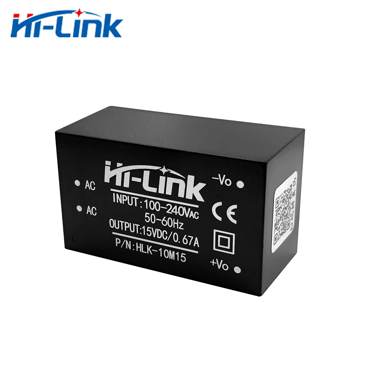 Free shipping Hi-Link new 5pcs 220v 15V 10W  AC DC isolated switching step down power supply module converter HLK-10M15