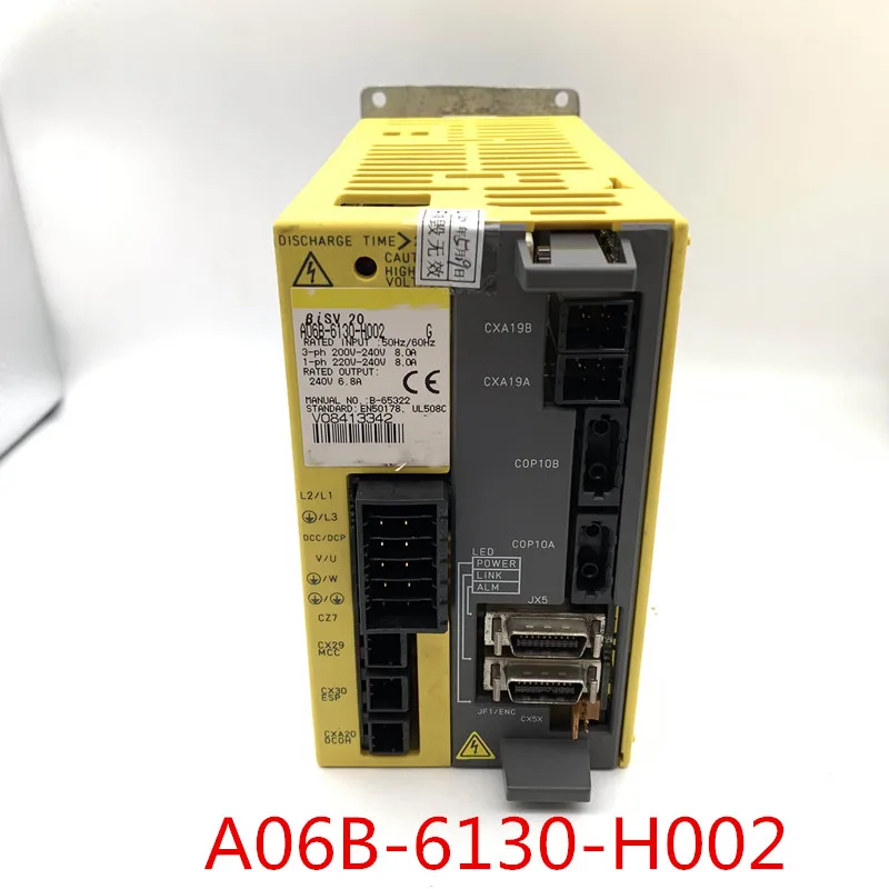 For FANUC  A06B-6130-H002 CNC motor controller for milling machine Beta iSV 20 Beta iSV 20 servo driver amplifier