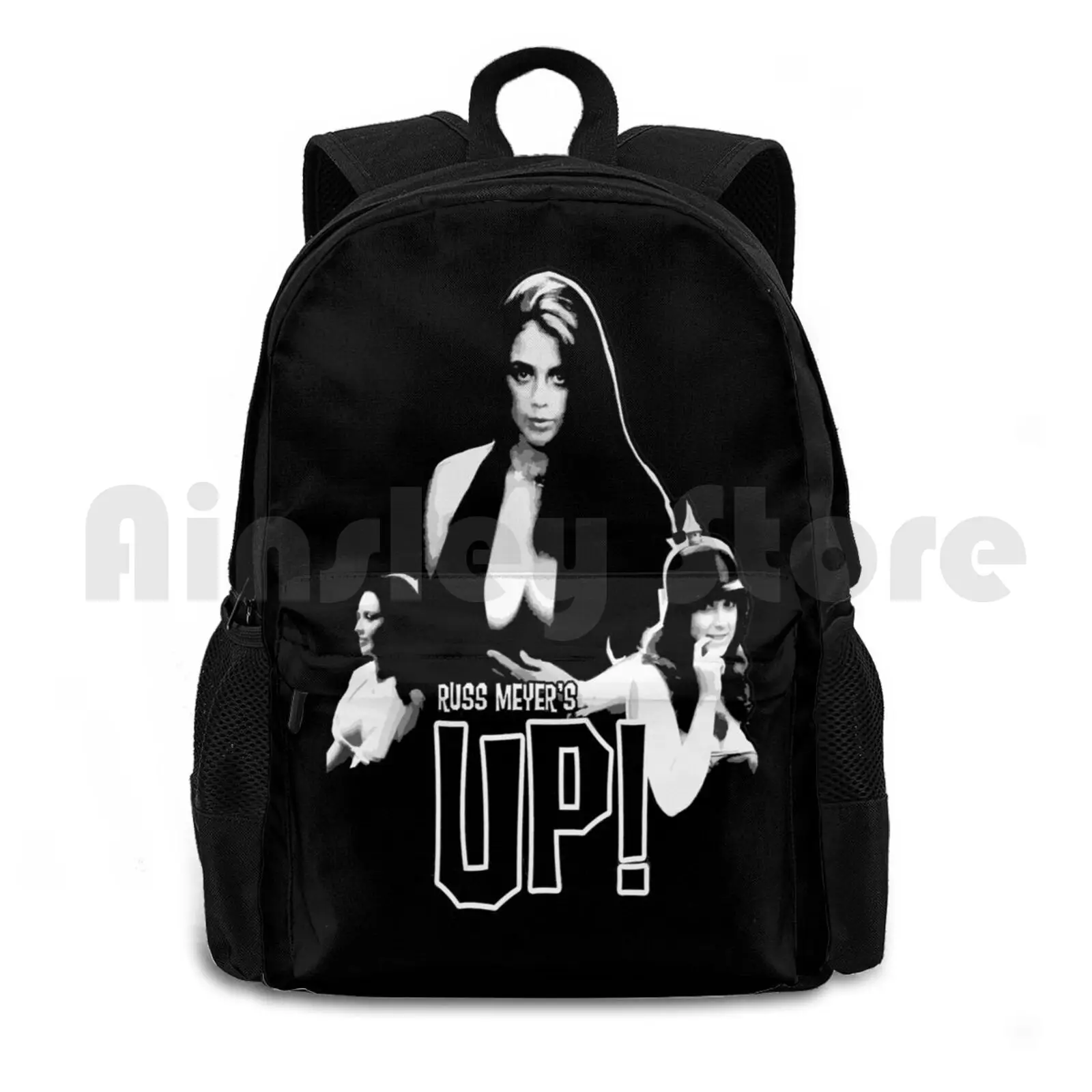 

Up! Outdoor Hiking Backpack Riding Climbing Sports Bag Russ Meyer Exploitation Exploitation Films Movies Vintage Movies Retro