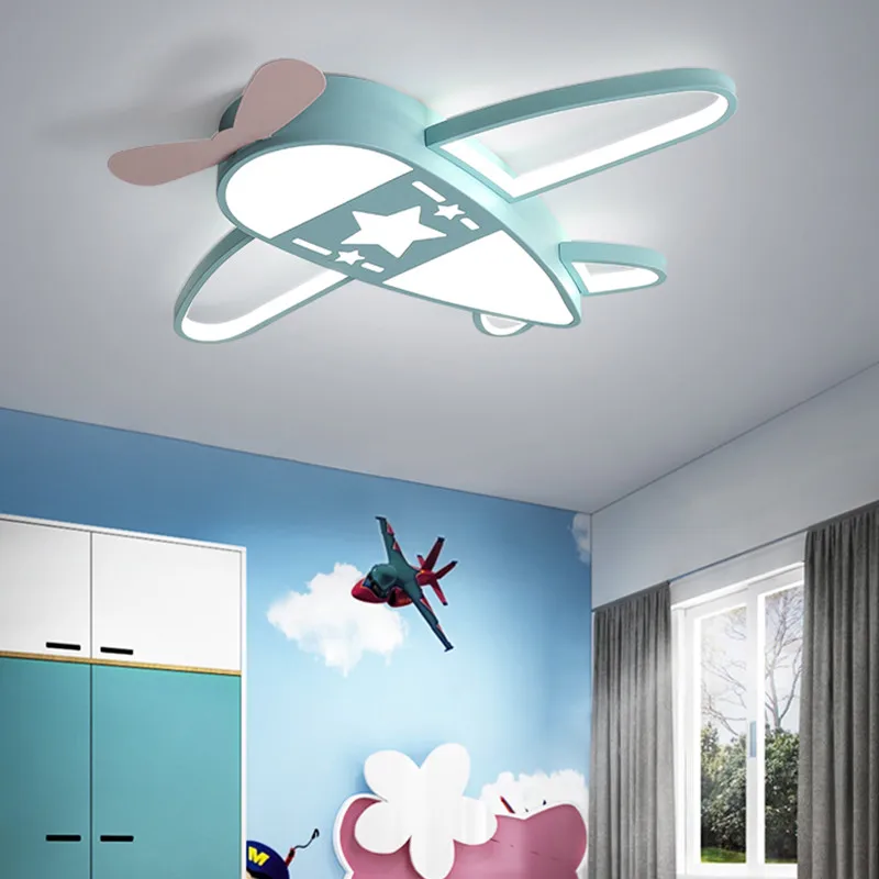 Led Kids Bedroom Ceiling Fan With Light Child Room Ceiling Lamp Baby Girl Boy Room Lighting Fixture Children's Room Lamp