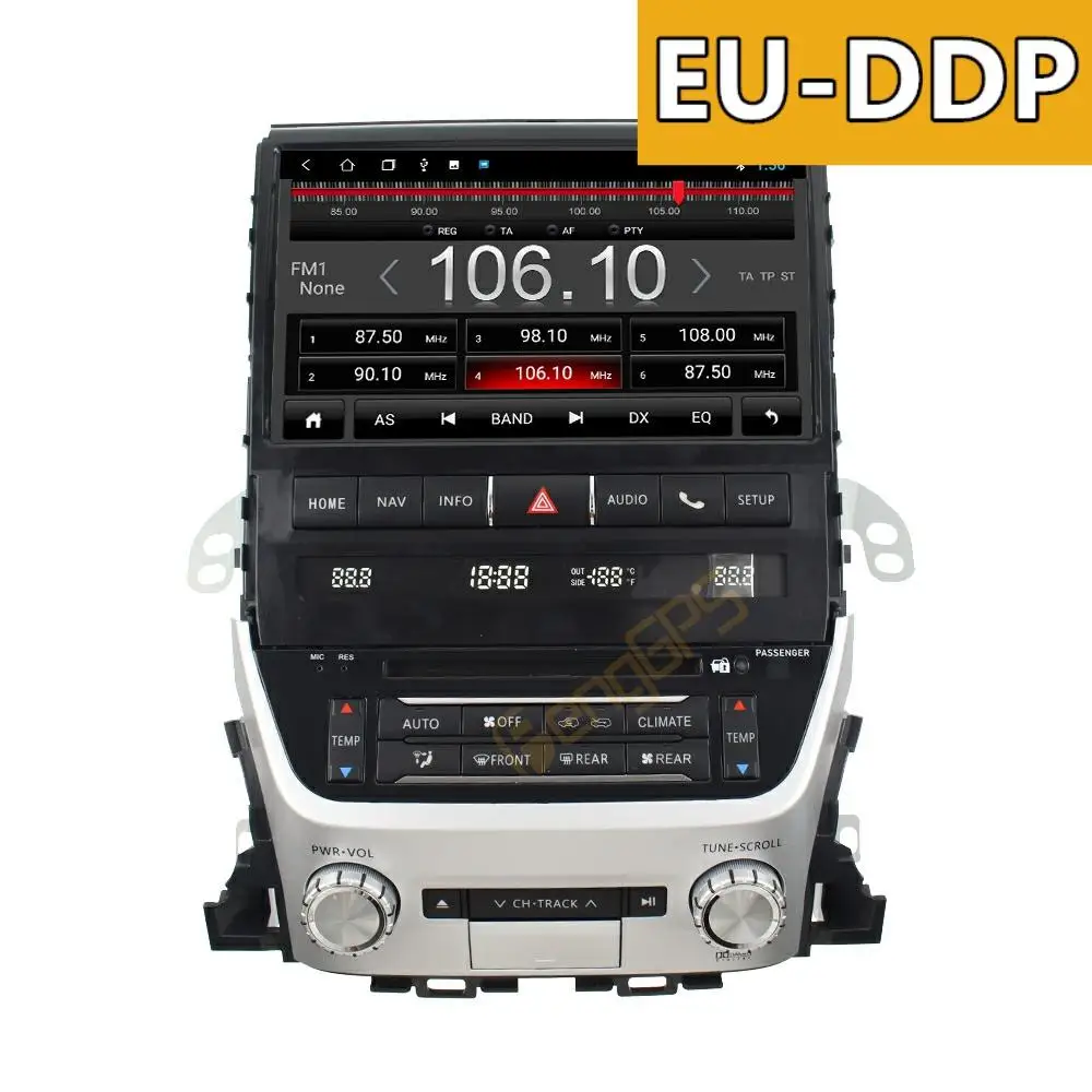 

Автомагнитола для Toyota Land cruiser GXR LC200 2008-2015, VXR, Android, мультимедийный плеер, Стерео Авторадио, GPS-навигация, головка