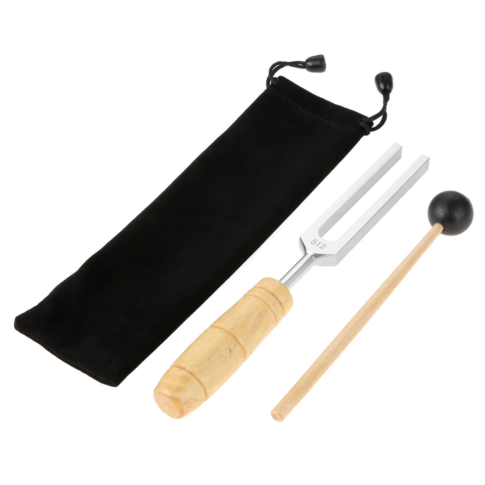 512 Handheld Tuning Gabel Mit Sound Hammer Und Tuch Tasche