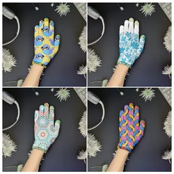 Guantes de punto para hombre y mujer, mitones estampados de fábrica, bonitos, invierno, 2021