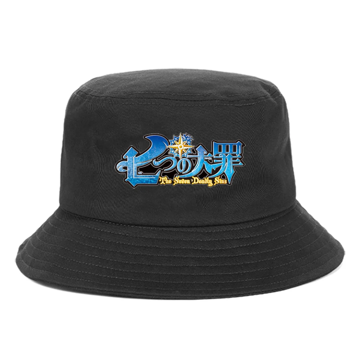 Anime The Seven Deadly Sins Bucket Hat teenager Outdoor Summer Hip Hop Cap unisex Streetwear Chapeau Caps Fisherman Caps