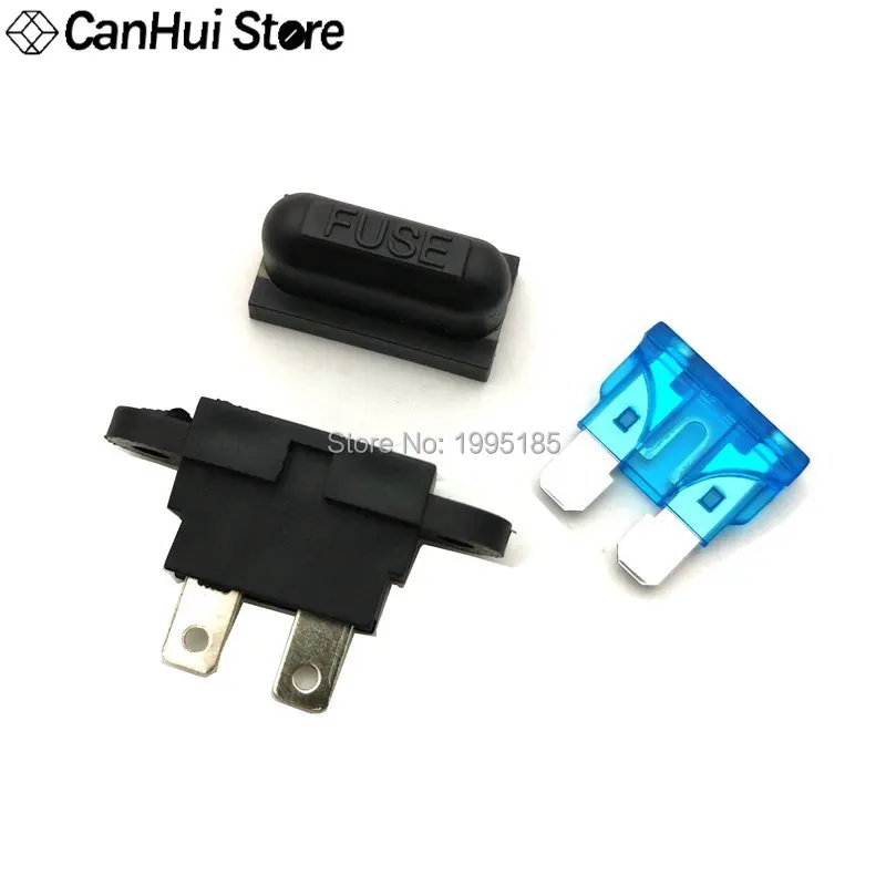 5Pc 10A 20A 30A Amp Auto Blade Standard Fuse Holder Box For Car Boat Truck With Cover Plug-in Waterproof Specia Auto Fuse Holder