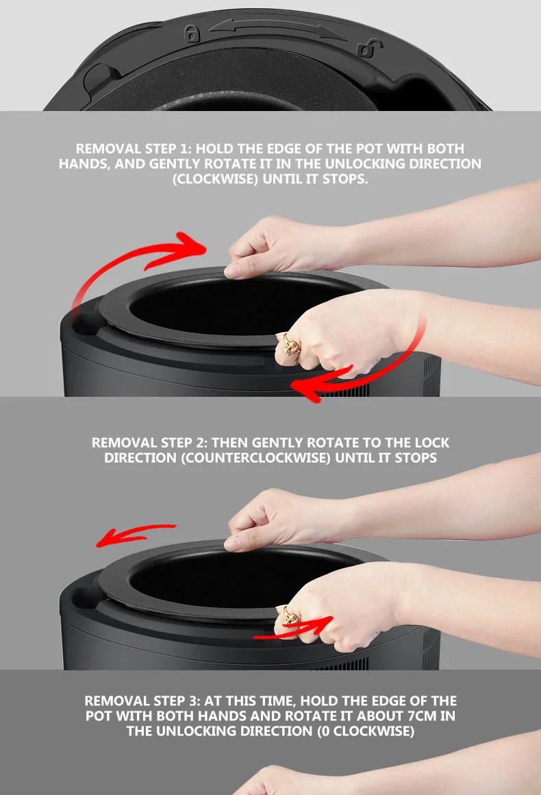 9L Intelligent Automatic Multi Cooker Commercial Cooking Machine Restaurant Roller Fried Rice Machine Cooking Machine